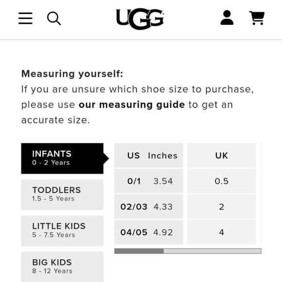 Baby UGG AUSTRALIA ERIN 225827 chestnut sheepskin boots S Small / 2-3 infant - Picture 9 of 9